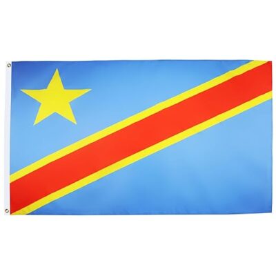 Drapeau de la République Démocratique du Congo (RDC)