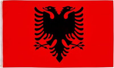 albanieflag Drapeau de l'Albanie