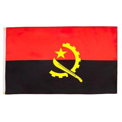 angola Drapeau de l'Angola