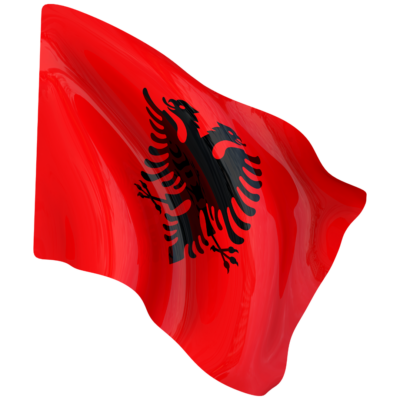 Drapeau de l’Albanie Drapeau de l'Albanie
