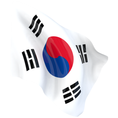 Drapeau de la Corée du sud Drapeau de la Corée du sud