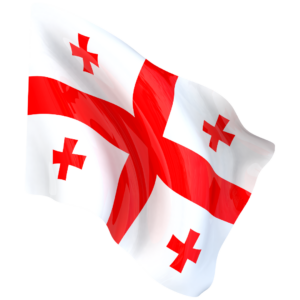 Drapeau de la Géorgie drapeau de la georgie