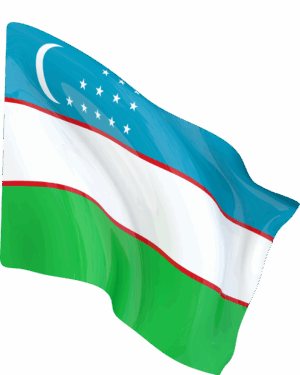 Drapeau de l'ouzbekistan